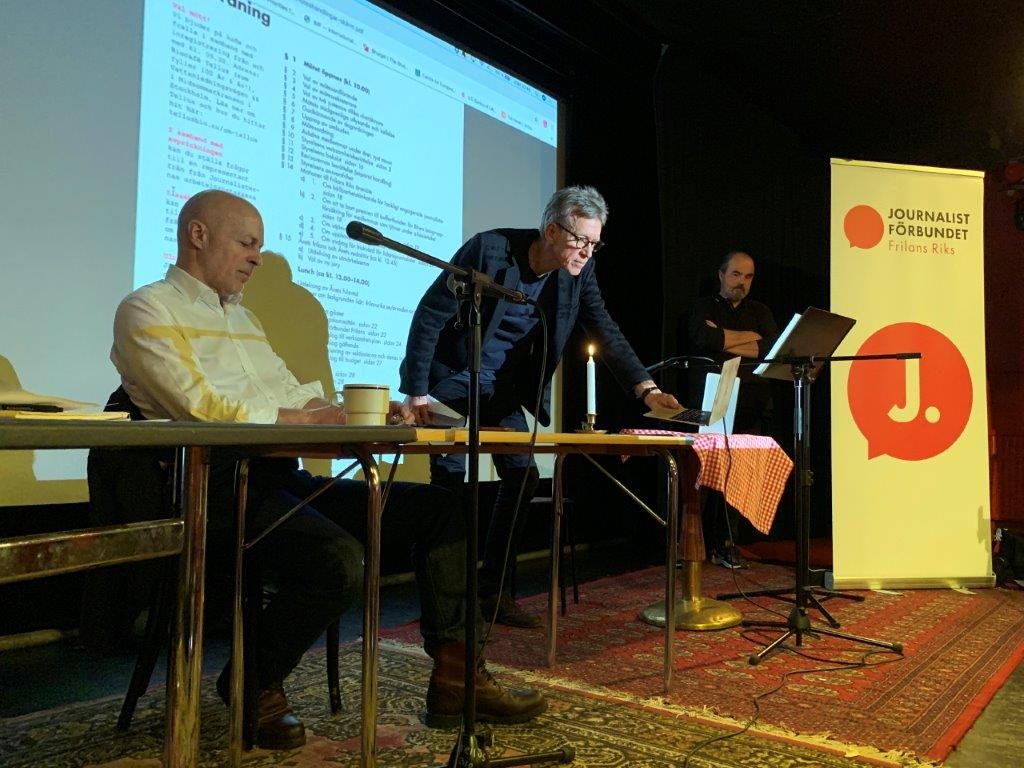 Frilans Riks årsmöte. Foto Göran Schüsseleder